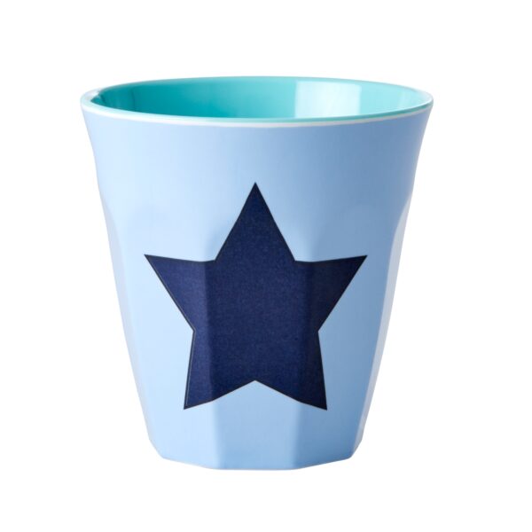 Becher Rice Stern blau