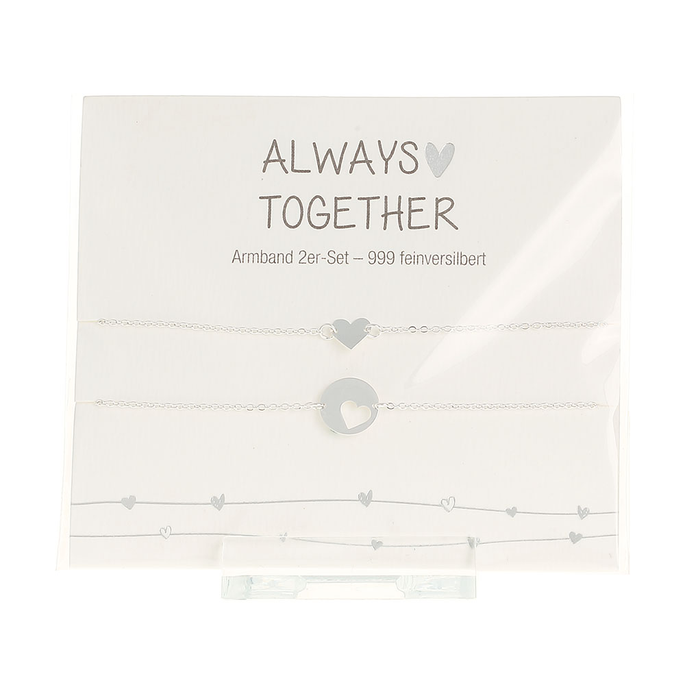 Armband Always together feinversilbert